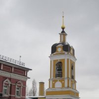 Москва. Колокольня Новоспасского монастыря :: Дмитрий Никитин