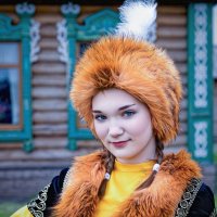Портрет девушки в национальном башкирском костюме. :: Serj Korinkevich