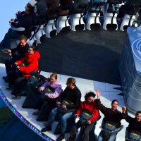 На аттракционе. :: Наталья Вязигина