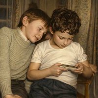 Сын с другом примерно 1986г :: ujgcvbif 