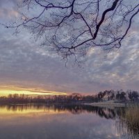 Вечер на озере..... Санкт-Петербург. Озерки. Апрель :: Юрий Цыплятников Вечер на озере..... Санкт-Петербург. Озерки. Апрель :: Юрий Цыплятников