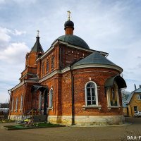 ХРАМ ПРЕПОДОБНОГО СЕРГИЯ РАДОНЕЖСКОГО В БУСИНОВЕ. :: Александр Дмитриев