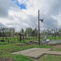 Картина боя у деревни Акулово. Парк Патриот. « :: ИРЭН@ . Картина боя у деревни Акулово. Парк Патриот. « :: ИРЭН@ .