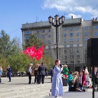 Синенький скромный платочек :: Татьяна Лютаева