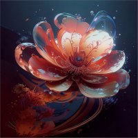 фрактальные цветы ии :: Mila 