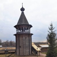 Колокольня Ниже - Уфтюгского погоста Вологодской губении, 19 век. :: Лилия *