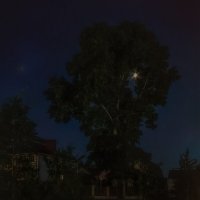 Ночь. Луна. Аптека за углом. :: AZ east3 Ночь. Луна. Аптека за углом. :: AZ east3