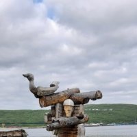 Скульптуры из мусора на берегу Баренцева моря :: Ольга Скульптуры из мусора на берегу Баренцева моря :: Ольга
