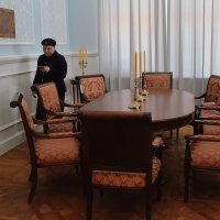 Восстановление интерьера XIX века в музее Ленинградского вокзала. :: Татьяна Помогалова