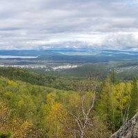 Начало Сентября на перевале (панорама). :: Алексей Трухин