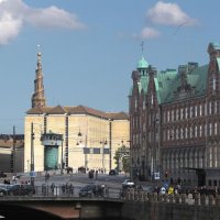 Биржевой мост (Børsbroen) и улица Børsgade :: Александр Ильчевский 