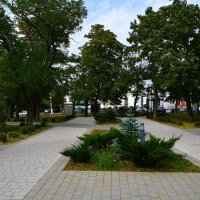 Феодосия. Центральная аллея сквера Чернобыльцев. :: Пётр Чернега
