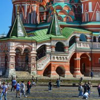 Храм Василия Блаженного в Москве: :: Анастасия Смирнова Храм Василия Блаженного в Москве: :: Анастасия Смирнова
