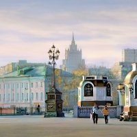 Москва. Вид от Храма Христа Спасителя. :: В и т а л и й .... Л а б з о'в Москва. Вид от Храма Христа Спасителя. :: В и т а л и й .... Л а б з о'в