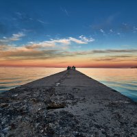 дорога в закат :: Эдуард Тищенко