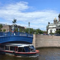 Санкт-Петербург. Река Мойка. Синий мост :: Стальбаум Юрий Санкт-Петербург. Река Мойка. Синий мост :: Стальбаум Юрий