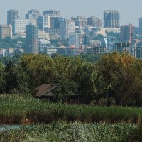 Вид на Ростов из окна поезда :: Мариша Тим Вид на Ростов из окна поезда :: Мариша Тим
