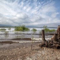 Сброс воды на ГЭС :: Александр Лисовский Сброс воды на ГЭС :: Александр Лисовский