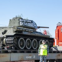 Поезд Победы прибыл в Полесск :: Gen Поезд Победы прибыл в Полесск :: Gen