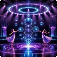 сцена квантового танца. :: Mila сцена квантового танца. :: Mila