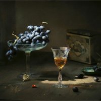 Натюрморт с тёмным виноградом :: Wincent 