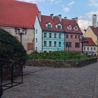 Вечерняя прогулка по Риге ..