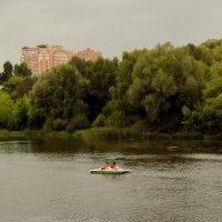Вечерний отдых на воде.