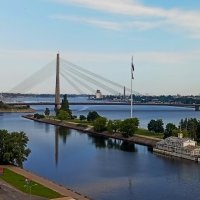 Рига ..вид на реку