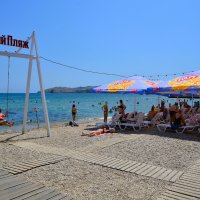 Феодосия. Пляж "Дикий".