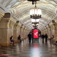 Станция метрополитена "Проспект Мира" (кольцевая).