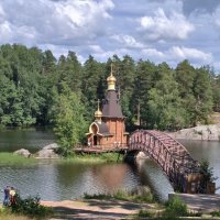 Церковь Андрея Первозванного на р. Вуоксе.