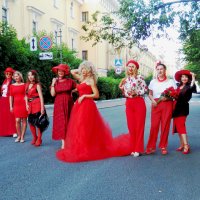 Дамы в красном :: Юлия ЮГ Дамы в красном :: Юлия ЮГ