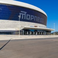 Вход в ледовый дворец Volga Арена НН