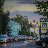 Сентябрьский вечер в городе