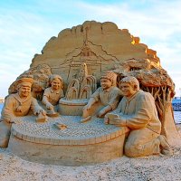Выставка скульптур из песка в парке 300-летия Ст.-Петербурга :: Елена