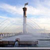 Фонтан в парке 300-летия Петербурга