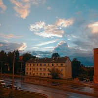 Вид из окна. После дождя.