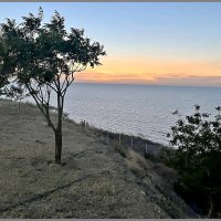 Ейск. Побережье Азовского моря.Закат