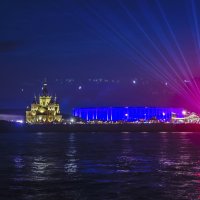 В ночи...