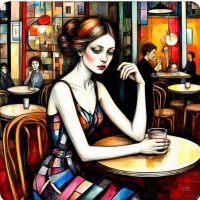в кафе. :: Mila 