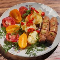 Скромный завтрак пенсионера...:-)
