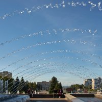 Самара. Фонтан "40 лет победы"