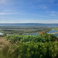 Вид на Жигулевское горы ( Самара)