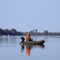 Рыбак на Оке