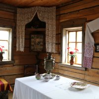 В архитектурно-этнографическом музее Тальцы