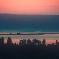 Закат на Волге