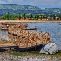 На озере в Кисловодске