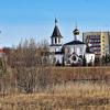 Май...Вид на ХРАМ ВСЕХ СВЯТЫХ от реки Юганская Обь! :: Владимир 