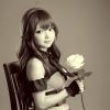 Beautiful lady  and rose. :: Pavlov Filipp 