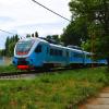 Феодосия. Дизель-поезд (рельсовый автобус) РА 3 «Орлан» на железной дороге города. :: Пётр Чернега